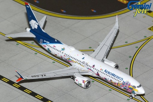 Aeroméxico Boeing B737 MAX 9 Kukulcán livery Reg: XA-GQS GJAMX2316 Gemini Jets 1:400