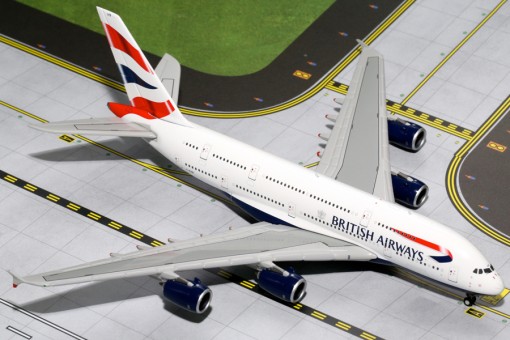 British Airways Airbus A380 Reg# G-XLEB Gemini Jets GJBAW1500 Scale 1:400