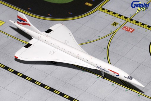 British Airways Aerospatiale Concorde  G-BOAF Gemini GJBAW1667 Scale 1:400