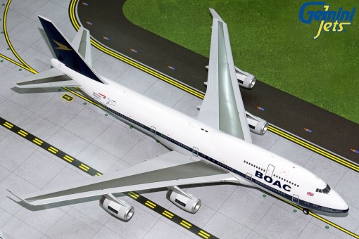British Airways BOAC Retro Boeing 747-400 G-BYGC 100 Years Gemini Jets GJBAW1838 scale 1:400