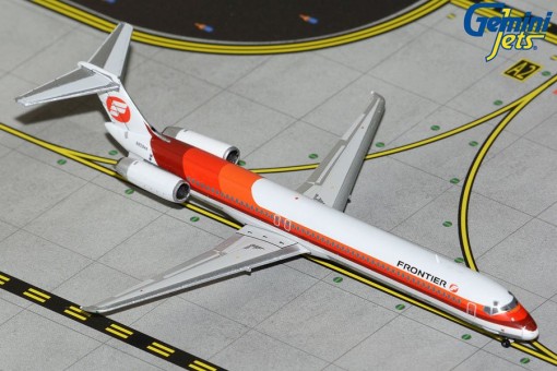 Frontier Airlines MD-80 N859HA (Saul Bass orange-and-red livery) GJFFT1168 GeminiJets 1:400