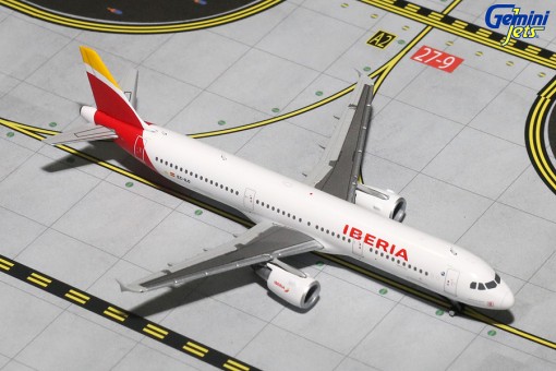 Iberia Airbus A321-200 New Livery Reg# EC-ILO Gemini GJIBE1494 Scale1:400 