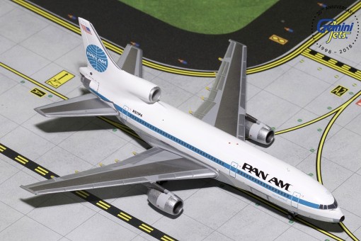 Pan Am Boeing L-1011-500 Clipper Black Hawk N511PA Gemini GJPAA1688 Scale 1:400