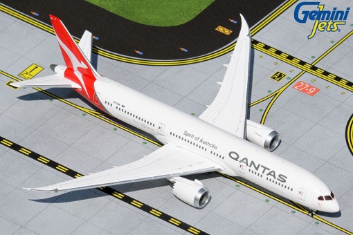 Qantas Airways Boeing 787-9 Dreamliner VH-ZNK GeminiJets GJQFA1995 scale 1:400