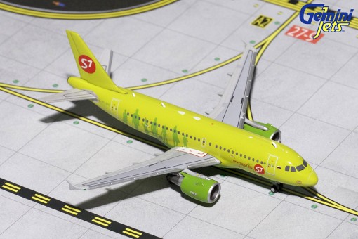 S7 Airlines Airbus A319 Sharklets VH-BHP Geminijets GJSBI1660 Scale 1:400 