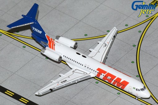 TAM Brazil Fokker F-100 PT-MRA Gemini Jets GJTAM2062 Scale 1:400 