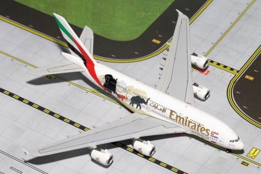 Emirates "Wild Life 2" Airbus A380 Reg# A6-EDG Gemini GJUAE1551 Scale 1:400