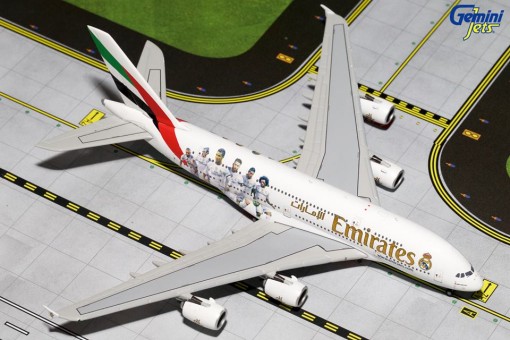 Highly detailed Gemini Jets diecast model airplane Emirates Airbus A380 ...