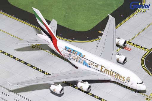 Emirates A380-800 Real Madrid FC A6-EUG Gemini jets GJUAE1762 scale 1:400