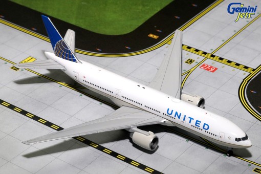 United Airlines Boeing B777-200ER Reg# N796UA Gemini GJUAL1589 Scale 1:400