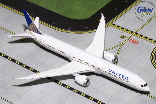 United Airlines Boeing 787-10 Dreamliner N78791 Gemini GJUAL1785 Scale 1:400