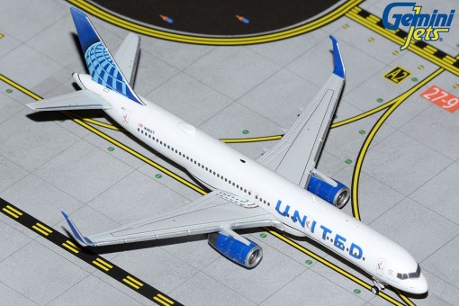 United Airlines Boeing 757-200 new livery N48127 Gemini Jets GJUAL2061 scale 1:400