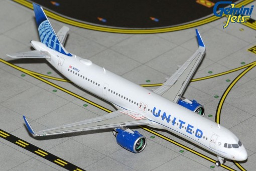 United Airlines Airbus A321neo Reg: N14502 GJUAL2346 GeminiJets 1:400