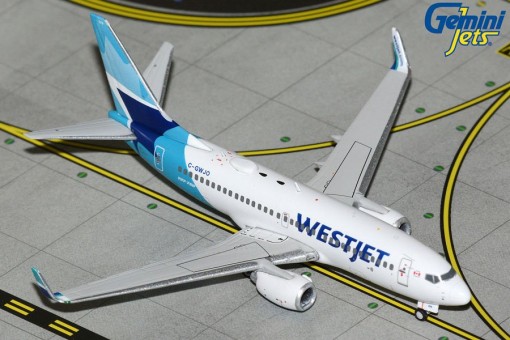 WestJet Airlines Boeing B737-700W Reg: C-GWJO GJWJA2370 Gemini Jets 1:400
