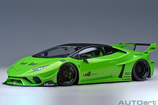 Green Liberty Walk LB Silhouette Works Huracan GT Pearl Green AUTOart 79128 Scale 1:18