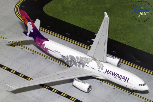 Hawaiian Airbus A330-200 New Livery N380HA Gemini G2HAL751 scale 1:200