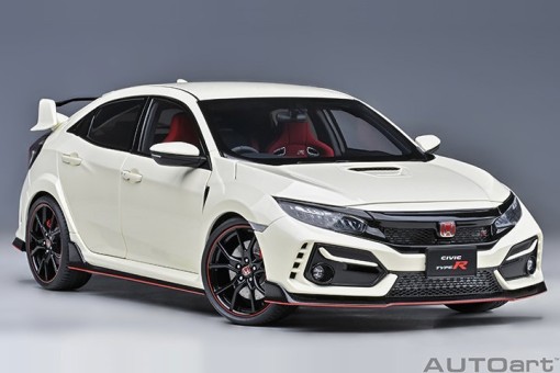 Honda Civic Type R (FK8) 2021, Championship White, (73220) AUTOart scale 1:18