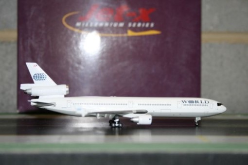 Rare! World Airways MD-11 N275WA die-cast model by Jet-X JXM103 Scale 1:400