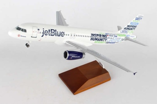 JetBlue Airbus A320 "Bluemanity" Stand & Gears Skymarks Supreme SKR8343 1:100 