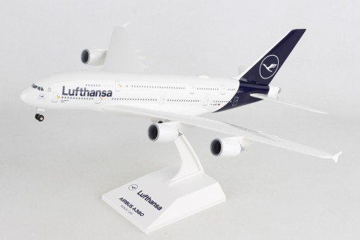 Lufthansa New Livery A380 D-AIMB Stand and Gears Skymarks SKR1032 Scale 1-200