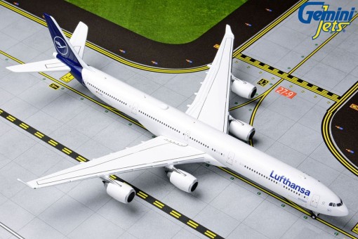 Lufthansa New Livery Airbus A340-600 D-AIHI Gemini GJDLH1830 scale 1:400