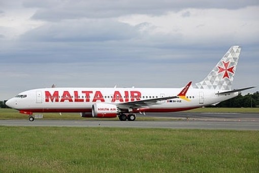 Malta Air Boeing 737 MAX 8 200 9H-VUC JC Wings JC4MAY0010 scale 1:400