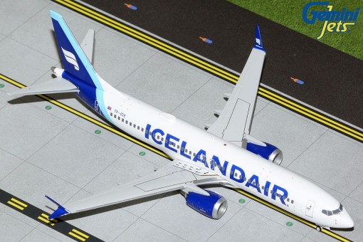 New Livery Icelandair Boeing 737 MAX 8 TF-ICE Gemini Jets G2ICE1139 Scale 1:200