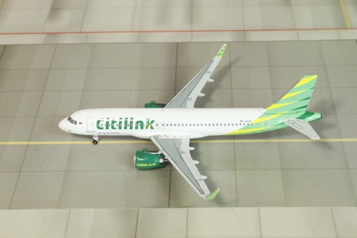 Citilink Airbus A320neo Reg# PK-GTA (Garuda) Die-Cast AeroClassics Scale 1:400