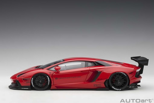 Autoart Lamborghini Aventador Liberty Walk 2017 - Modèle 1:18 Hyper Rouge - Collectionneur