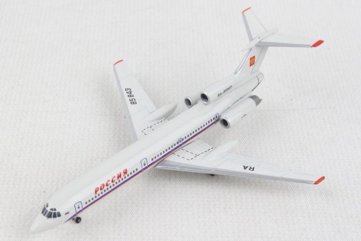 Rossiya Россия Tupolev TU-154M RA-85843 Special Flight Detachment Tyполев Ту-154 die-cast Herpa 535151 scale 1:500