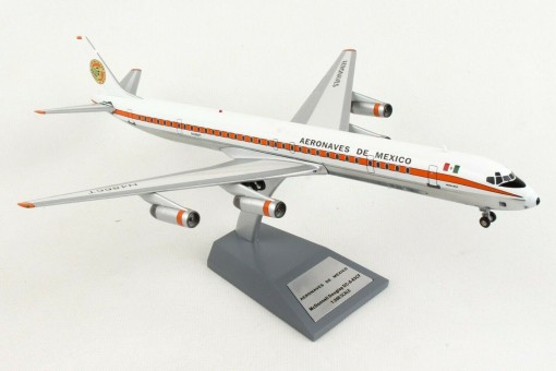 Aeronaves de Mexico Douglas DC-8-62CF N4866T (AeroMexico) with stand IF862AM0819P InFlight  scale 1:200 