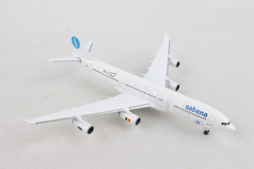 Sabena Airbus A340-200 OO-SCX 75th anniversary 532655 Herpa scale 1:500