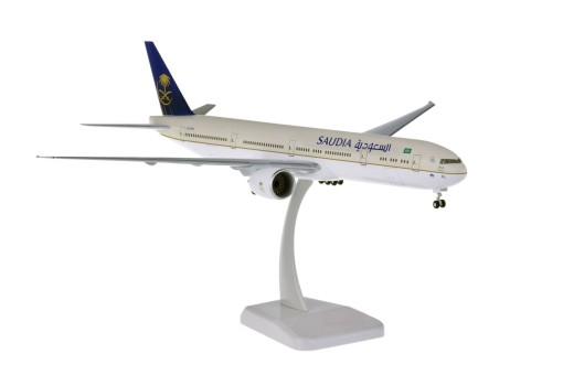 Saudia Boeing 777-300 HZ-AK43 gears & stand Hogan HG11175G scale 1