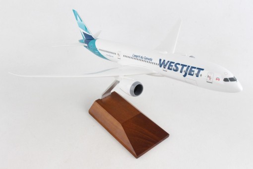 WestJet Boeing 787-9 with stand New livery SKR5129 Skymarks scale 1:200