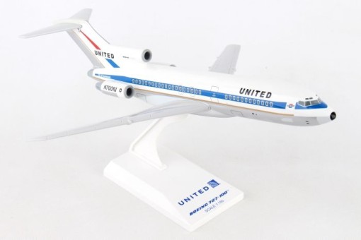 United Airlines Boeing 727-100 Museum of Flight  Skymarks SKR896 scale 1:150 