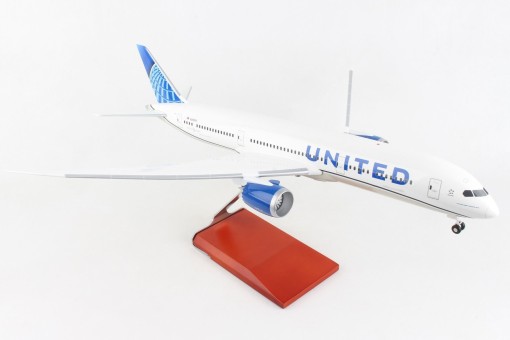 United Boeing 787-9 With Stand and Gears New livery Skymarks Supreme SKR9006 scale 1:100