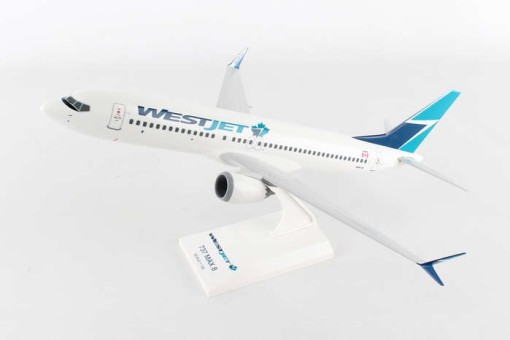 WestJet Boeing 737-Max8 with stand Skymarks SKR919 scale 1:130