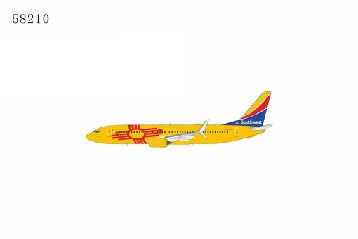 Southwest 'New Mexico One' Boeing 737-800 Scimitar winglets N8655D NG Models 58210 Scale 1:400