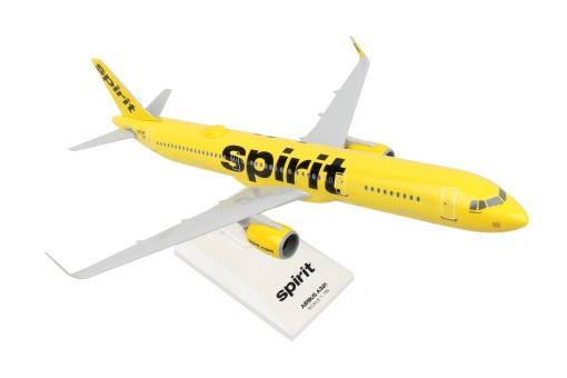 Spirit Airlines Airbus A321neo with WiFi dome Yellow livery Skymarks SKR1020 scale 1:150 