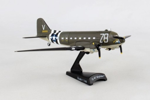 USAAF C-47 Skytrain Tico Belle die cast Postage Stamp PS5558-3 Scale 1:144