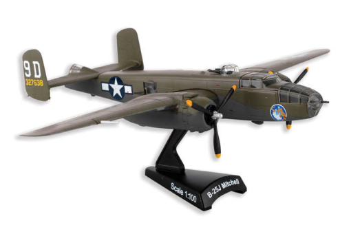 USAF B-25j Mitchell Briefing Time Postage Stamp PS5403-5 scale 1-100