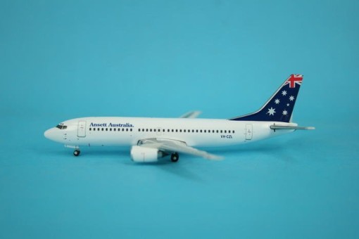 Ansett Australia B737-300 VH-CZL "Early 1990s" C/S UK Tail