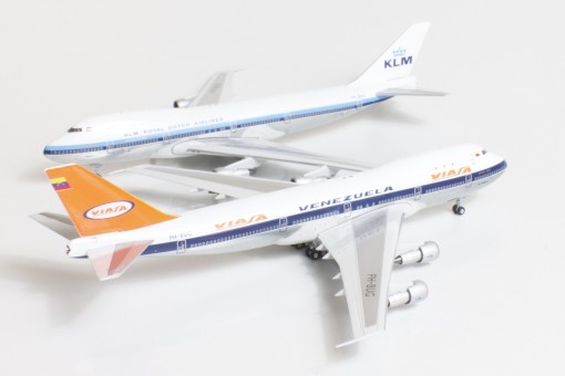 Viasa-KLM Boeing 747-200 PH-BUG polished die-cast Phoenix 11681 Scale 1:400