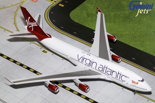 Virgin Atlantic Boeing 747-400 G-VBIG Gemini 200 G2VIR766 scale 1:200