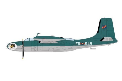 Congolese Air Force B-26K Counter Invader Brazzaville 1965 Hobby Master HA3228 scale 1:72