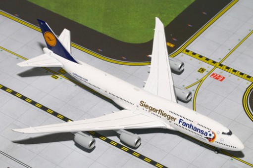 Lufthansa Boeing 747-81 Reg# D-ABYI GJDLH1474 Siegerflieger Fanhansa Scale 1:400