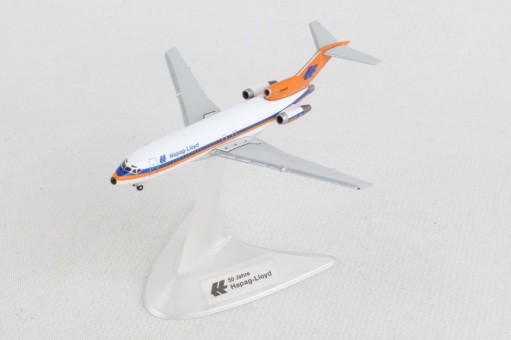 herpa 537759 modelvliegtuig KLM Boeing 767-300, miniatuur op schaal 1:500, verzamelstuk, model zonder standaard, metalen miniatuurmodel, blauw, wit