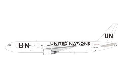 UN United Nations Boeing 767-300 ET-ALJ White Livery InFlight IF763-UN-ALJ Scale 1:200