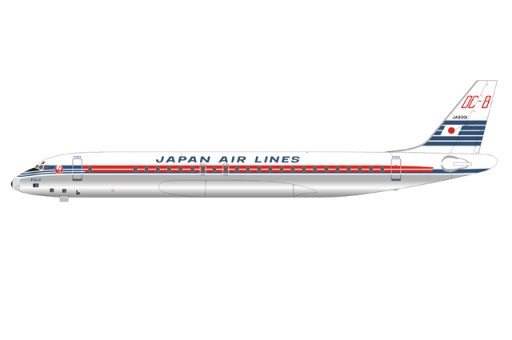 Japan Air Lines JAL DC-8-30 JA8001 die-cast Aeroclassics AC19088 Scale 1:200