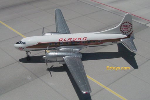 Alaska Airlines CV-440B "Golden Nugget" Tail
